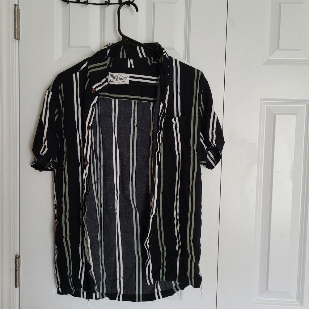 Striped Button Shirt